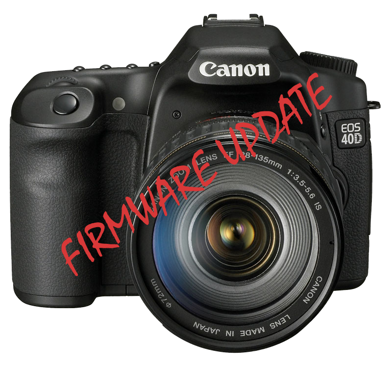 Atualização de Firmware para a Canon 40D